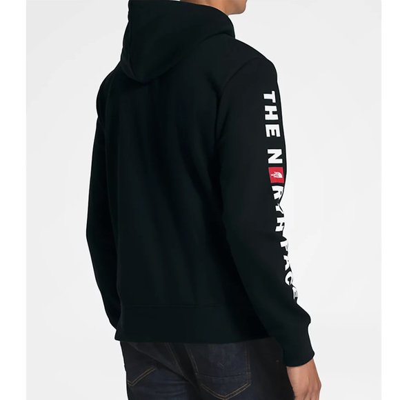 The North Face Red Box Patch Black & Red Zip Up Hoodie Unisex - Picture 11 of 11